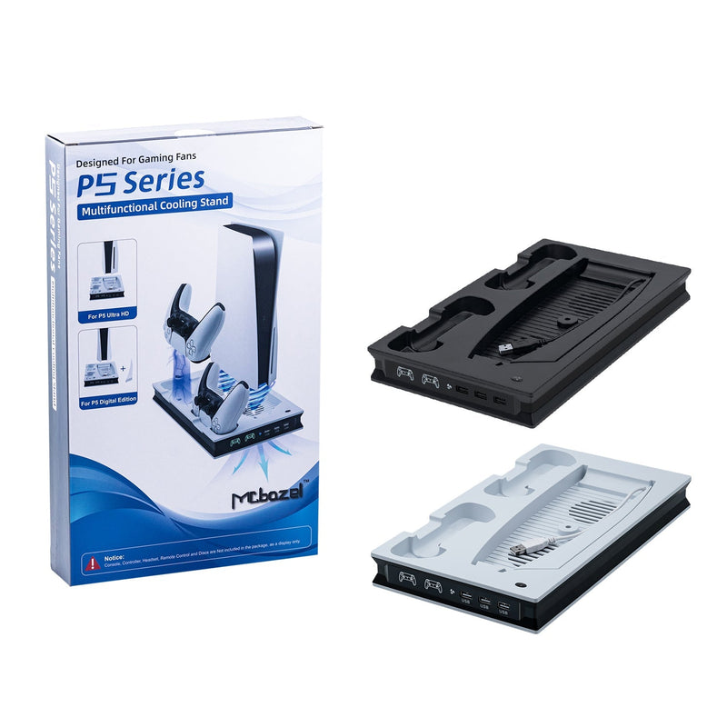 Chargez l&#39;image dans la visionneuse de la galerie, PS5 UHD/Digitial Edition Multifunctional LED Cooling Stand with Dual Controller Charging - Polar Tech Australia
