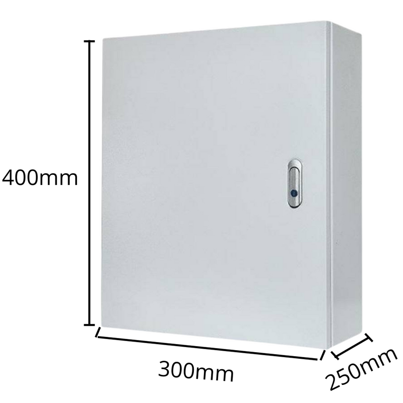 Load image into Gallery viewer, Electrical Enclosure CCTV/Alarm Security Equipment Lockable Safe Metal Box Wall Mount - Polar Tech Australia
