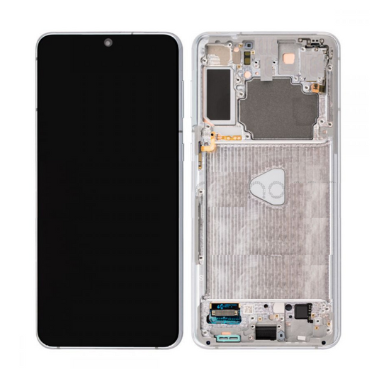 [Original With Frame] Samsung Galaxy S21 FE (SM-G990B) LCD Touch Digitizer Screen Assembly With Frame - Polar Tech Australia