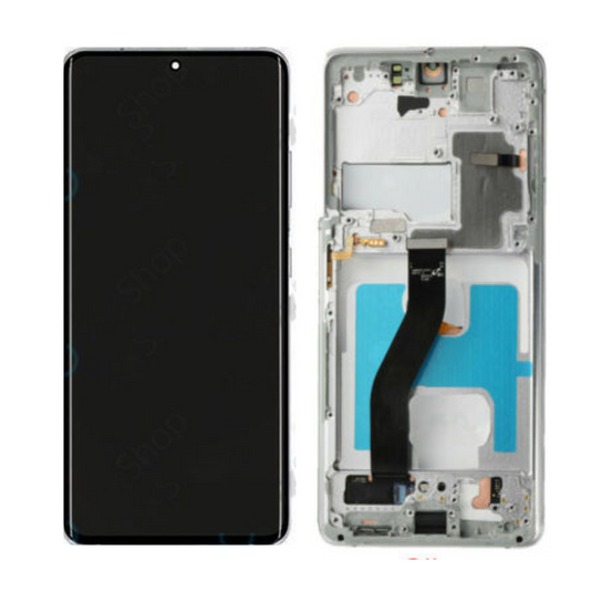 [ORI][With Frame] Samsung Galaxy S21 Ultra (SM-G998) LCD Touch Digitizer Screen Assembly - Polar Tech Australia