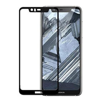 Nokia 5.1 Plus (X5) (TA-1120) Full Covered 9H Tempered Glass Screen Protector - Polar Tech Australia