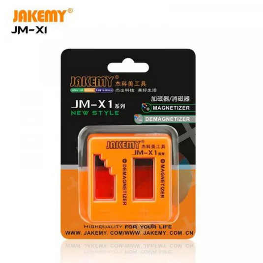 [JM-X1] Jakemy Magnetizer/Demagnetizer Cube Screwdriver Bench Bits Magnetic Degaussing - Polar Tech Australia