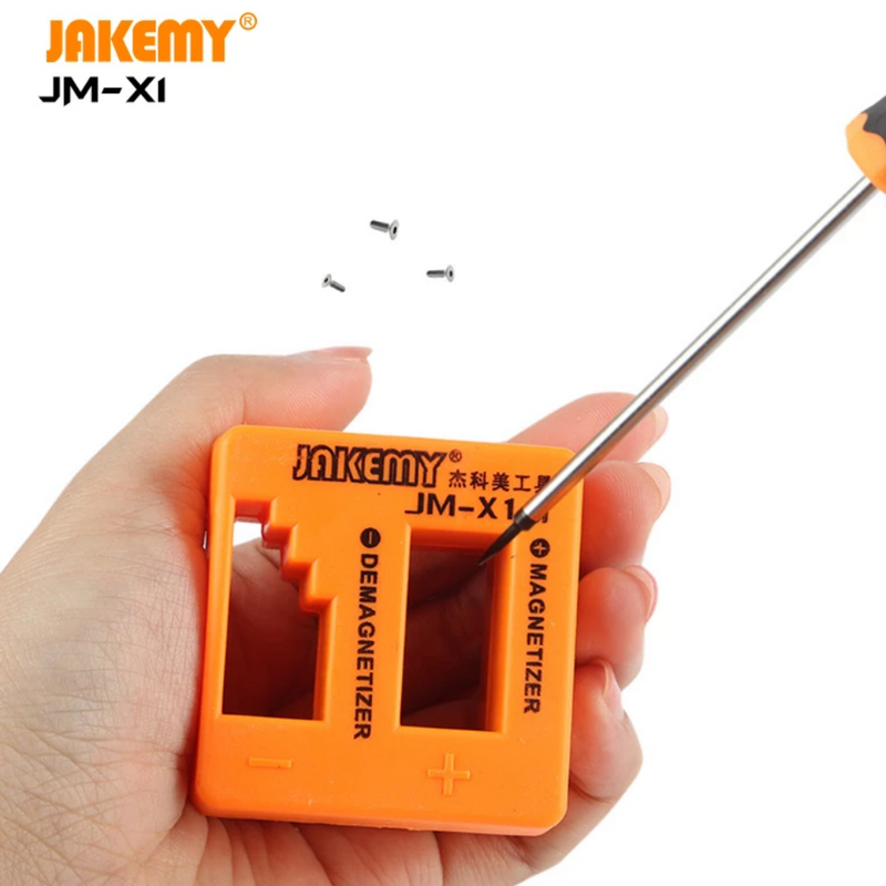 Load image into Gallery viewer, [JM-X1] Jakemy Magnetizer/Demagnetizer Cube Screwdriver Bench Bits Magnetic Degaussing - Polar Tech Australia
