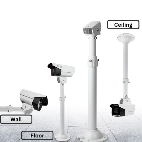 Load image into Gallery viewer, Universal Retractable Extension Aluminium CCTV Bullet Camera Wall or Ceiling Mount Bracket Holder - Polar Tech Australia
