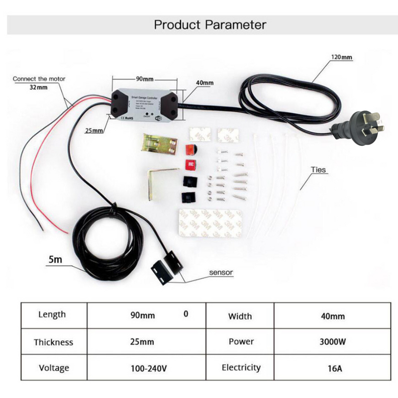 Load image into Gallery viewer, [TUYA Smart][AU Plug] Wireless Garage door Smart Controller Opener - Polar Tech Australia
