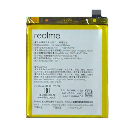 [BLP741]  Realme X2 / XT - Replacement battery - Polar Tech Australia