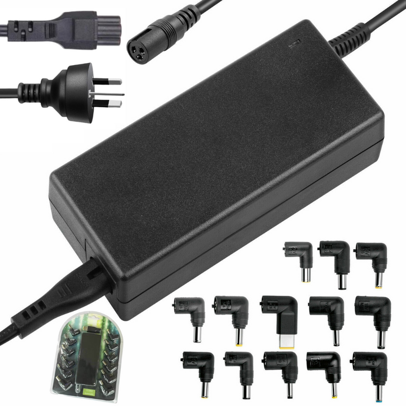 Load image into Gallery viewer, [13 Tips][Max 90W][AU Plug] Universal HP Dell ASUS Acer Toshiba AC Power Adapter Laptop Charger - Polar Tech Australia
