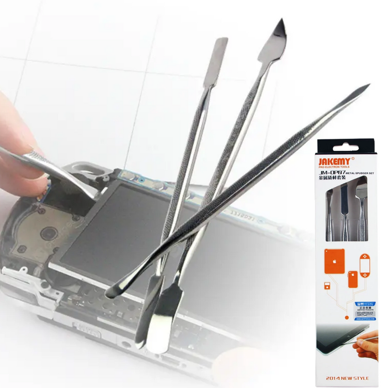 Load image into Gallery viewer, [JM-OP07] Jakemy 3 In 1 Metal Spudger Set Prying Opening Repair Tool Kit for Mobile Phone Pad Laptop - Polar Tech Australia
