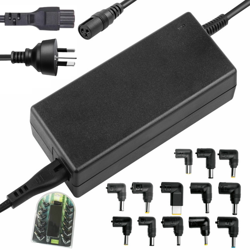 Cargue la imagen en el visor de la galería, [13 Tips][Max 90W][AU Plug] Universal HP Dell ASUS Acer Toshiba AC Power Adapter Laptop Charger - Polar Tech Australia
