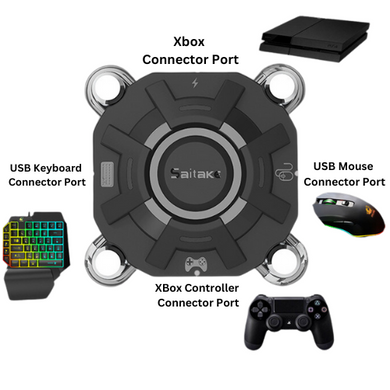 Xbox One - Mouse & Keyboard Extension Convention Hub Box - Game Gear Hub