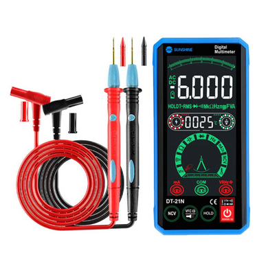 [DT-21N] SUNSHINE Touch Screen LCD Display AC/DC Voltage Current Resistance Capacitance Multimeter Power Tester - Polar Tech Australia