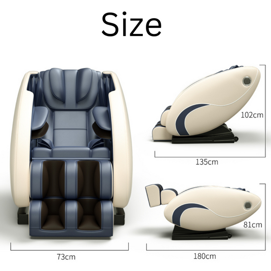 [i-8][LCD Touch Screen][Bluetooth Speaker Version] Luxury iMassage 9D Full-body Multi-function Zero-Gravity Massage Chair - Polar Tech Australia