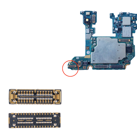 Samsung Galaxy Note 20 & Note 20 Ultra Motherboard Logic Board FPC Connector - Polar Tech Australia