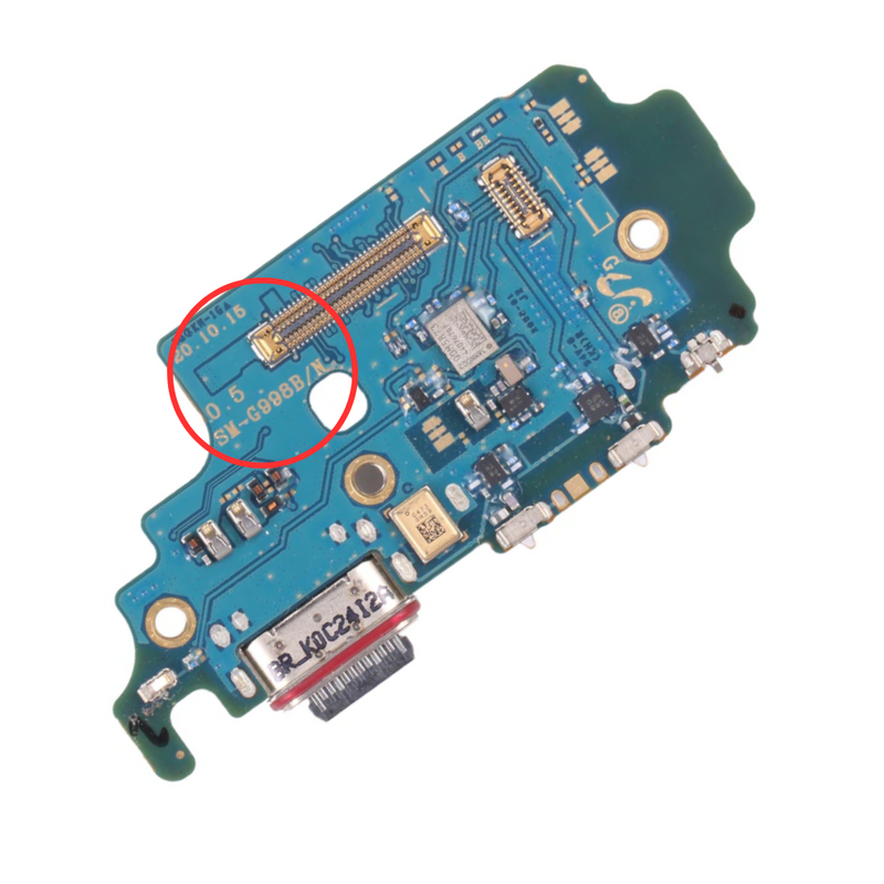 Cargue la imagen en el visor de la galería, Samsung Galaxy S21 Ultra 5G (G998) Charging Port/Sim Reader/Mic Sub Board - Polar Tech Australia
