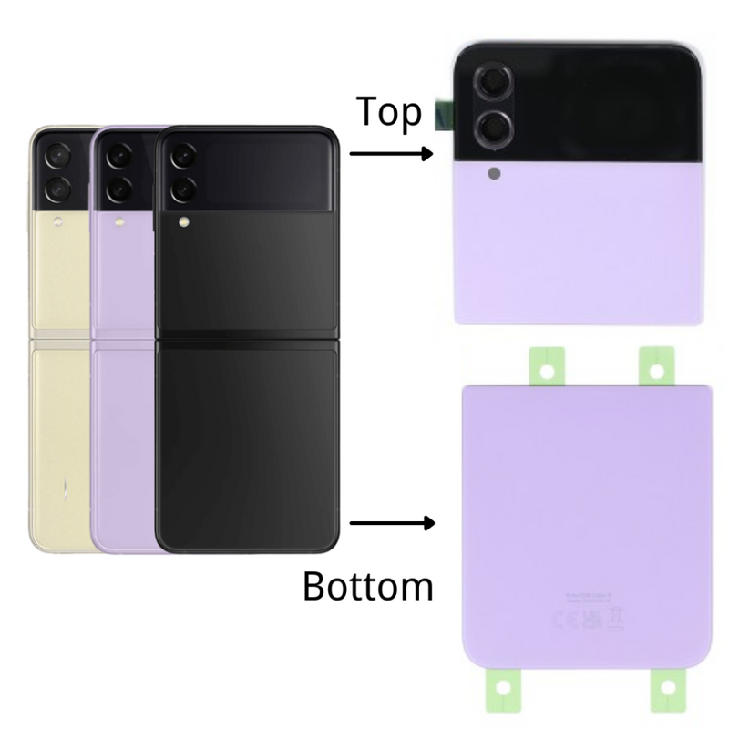 Cargue la imagen en el visor de la galería, Samsung Galaxy Z Flip 4 5G (SM-F721) Back Rear Replacement Glass Cover Panel - Polar Tech Australia
