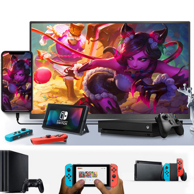 Nintendo Switch - Portable Monitor Screen 14“ inch 1080P 60HZ Built In 3D Gaming Speaker - Game Gear Hub