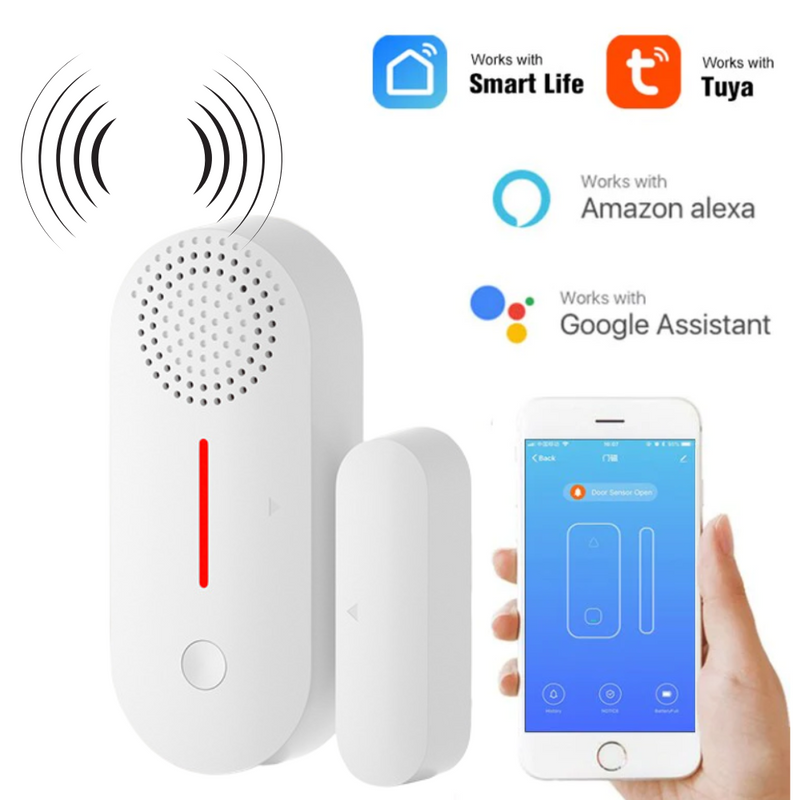 Load image into Gallery viewer, [TUYA Smart Home][Built-in Siren] Battery Powdered Door &amp; Window Sensor Alarm Burglary Detector Home Security - Polar Tech Australia
