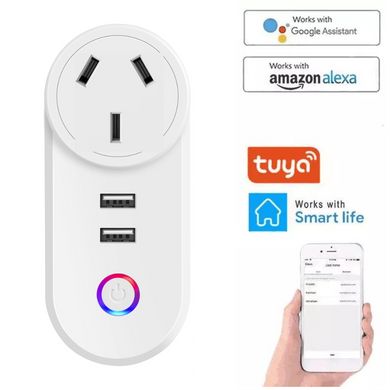 [TUYA Smart Home][AU Plug] Universal Wireless Smart WIFI Plug With overload protection - Polar Tech Australia