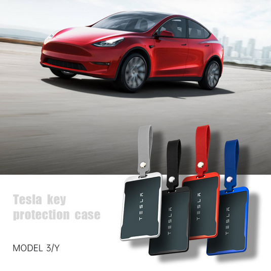 [Tech For Tesla] Tesla Model 3 & Y Card Key Aluminium Protective Cover - Polar Tech Australia