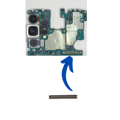 Samsung Galaxy A52 4G & 5G (SM-A525 & A526) Motherboard LCD Main Flex FPC Connector - Polar Tech Australia