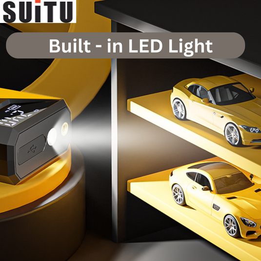 SUITU 2 in 1 Wireless Electric Portable Mini Smart Air Pump Air Compressor Inflator & PD Fast Portable Charger Power Bank - Polar Tech Australia