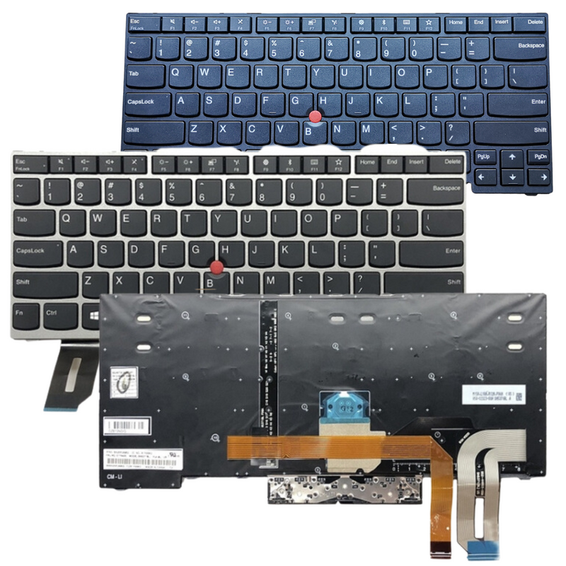 Cargue la imagen en el visor de la galería, Lenovo ThinkPad Yoga E480 L480 T480s Yoga L380 L390 Laptop Replacement Keyboard With Backlit - Polar Tech Australia

