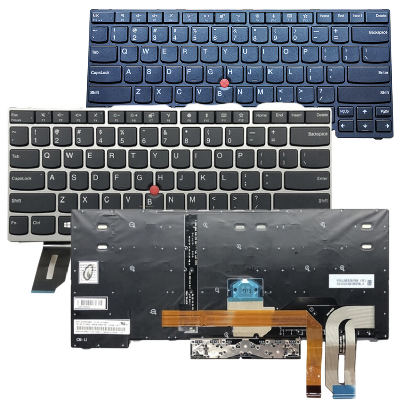 Load image into Gallery viewer, Lenovo ThinkPad Yoga E480 L480 T480s Yoga L380 L390 Laptop Replacement Keyboard With Backlit - Polar Tech Australia
