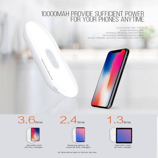 Cargue la imagen en el visor de la galería, [PW1003] LDNIO 10000mAh QI Wireless Charging Power Bank Portable Charger - Polar Tech Australia
