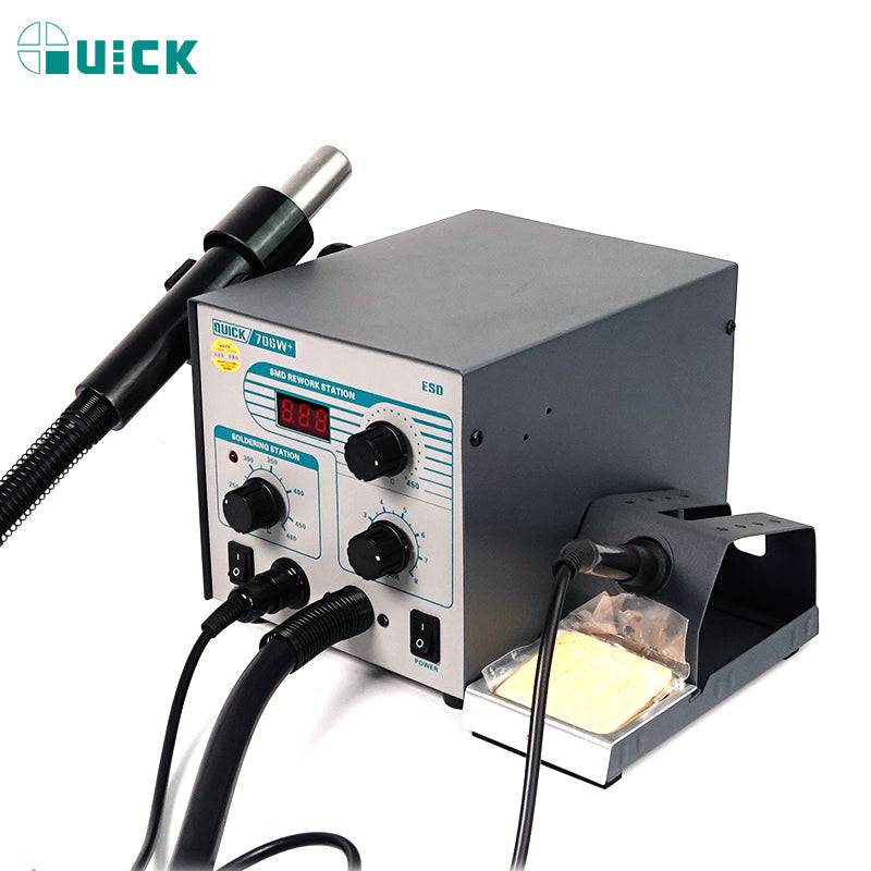 Load image into Gallery viewer, QUICK 706W+ 2 in 1 Soldering &amp; Heating Hot Air Gun Rework Station - Polar Tech Australia
