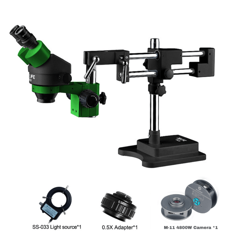 Load image into Gallery viewer, RELIFE 0.7x - 4.5x Trinocular HD Stereo 360 Degree Rotation Microscope Mobile Phone PCB Motherboard Repair Tool (RELIFE RL-M3-STL2) - Polar Tech Australia
