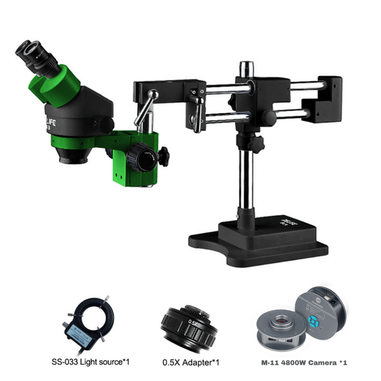 RELIFE 0.7x - 4.5x Trinocular HD Stereo 360 Degree Rotation Microscope Mobile Phone PCB Motherboard Repair Tool (RELIFE RL-M3-STL2) - Polar Tech Australia