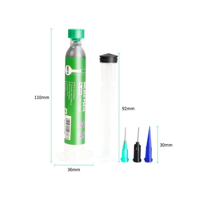 Load image into Gallery viewer, [26g Tube] RELIFE Low/Medium/High Temperature Syringe Welding Flux Tin Solder Soldering Paste - Polar Tech Australia
