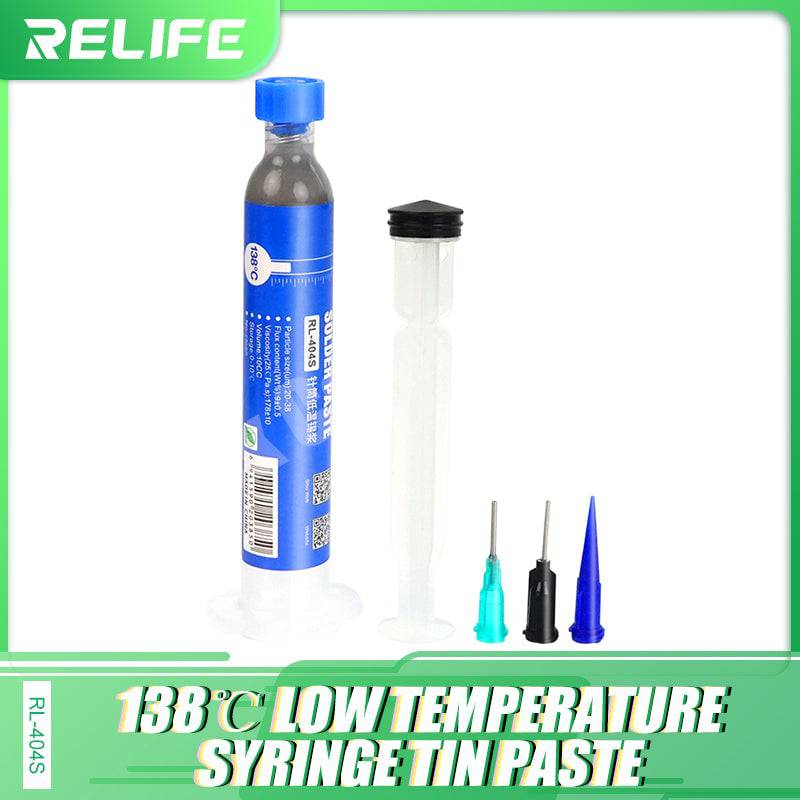 Load image into Gallery viewer, [26g Tube] RELIFE Low/Medium/High Temperature Syringe Welding Flux Tin Solder Soldering Paste - Polar Tech Australia
