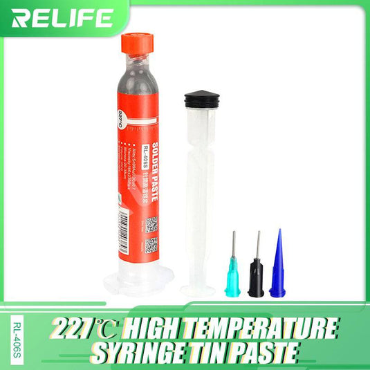 RELIFE Low/Medium/High Temperature Syringe Welding Flux Tin Solder Soldering Paste - Polar Tech Australia