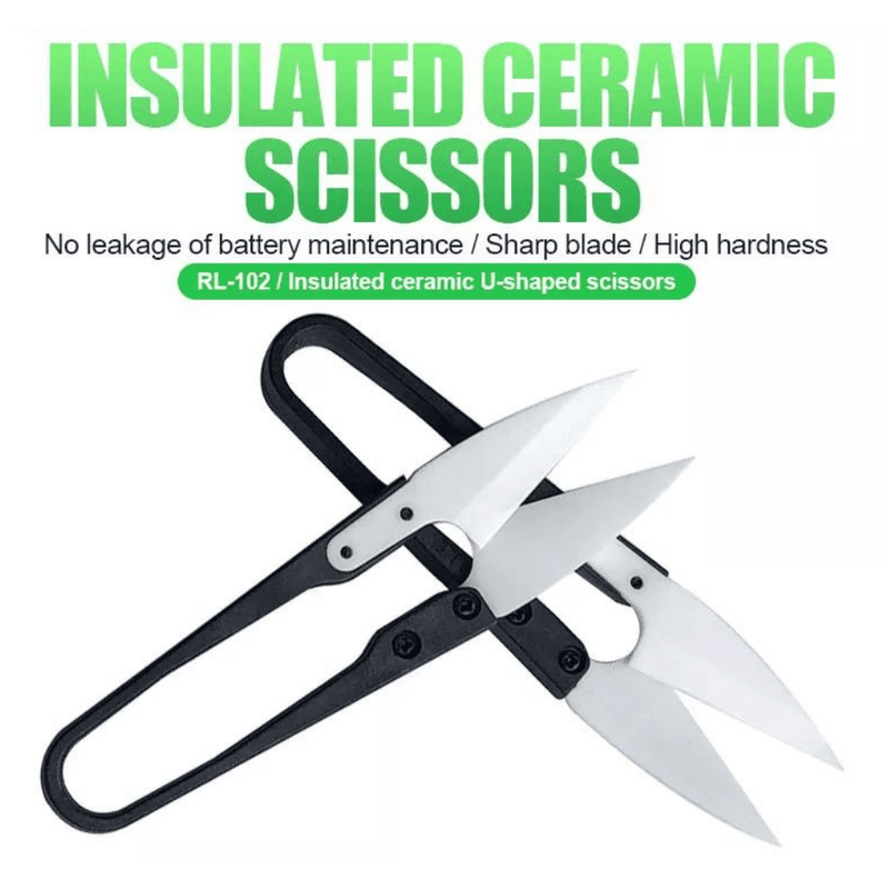 Load image into Gallery viewer, [RL-102] SUNSHINE Relife Insulated Ceramic Anti-Statics U-Scissors Cutter Sizzer - Polar Tech Australia
