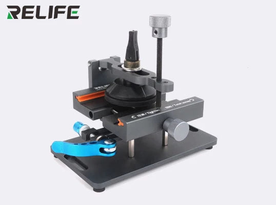 Cargue la imagen en el visor de la galería, [RL-601S Plus] RELIFE  2 in 1  360 Degree Rotation Heat-free Screen Separation Removal Back Glass Phone Repair Mount Holder Fixture - Polar Tech Australia
