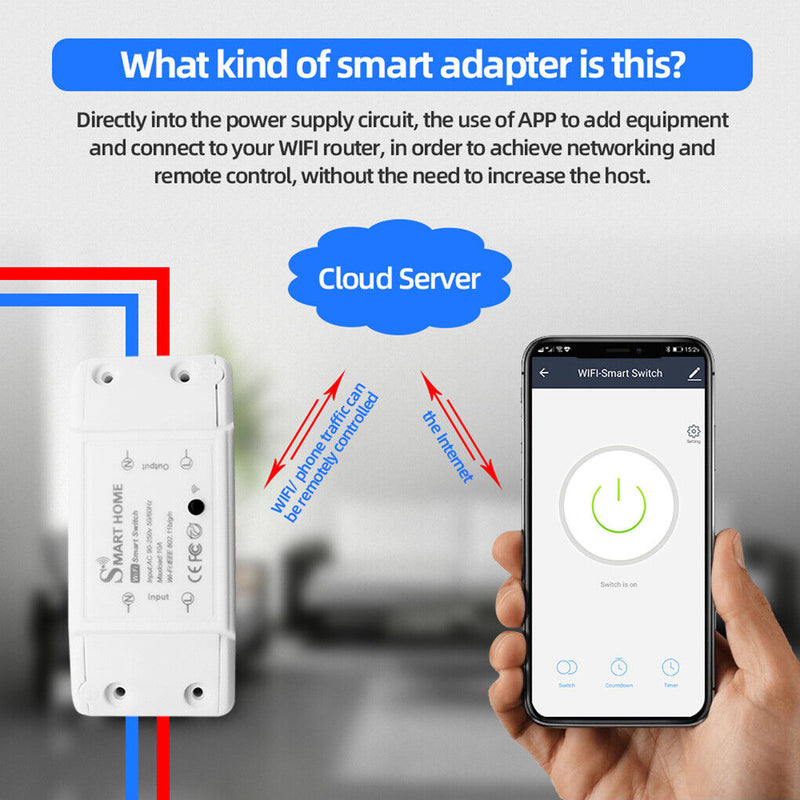 Cargue la imagen en el visor de la galería, [TUYA Smart Home] Wireless WIFI Smart Switch - Polar Tech Australia
