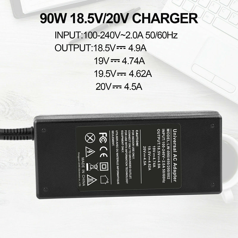 Load image into Gallery viewer, [13 Tips][Max 90W][AU Plug] Universal HP Dell ASUS Acer Toshiba AC Power Adapter Laptop Charger - Polar Tech Australia
