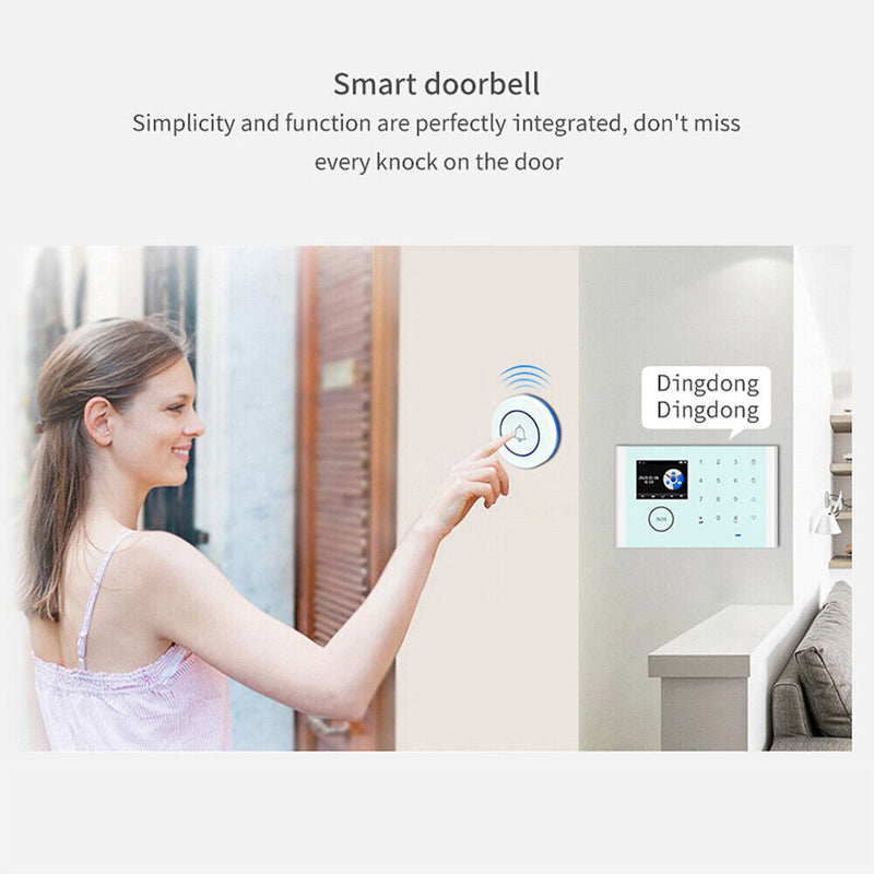 Cargue la imagen en el visor de la galería, [TUYA Smart Home][A01 Kit] Tuya WiFi+GSM+GPRS Wireless Home Security PIR SOS Alarm System Set - Polar Tech Australia
