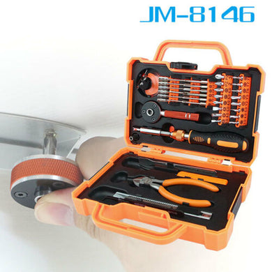 [JM-8146] Jakemy 47 In 1 Multifunctional Household Home Office Maintenance Repair Toolkit - Polar Tech Australia
