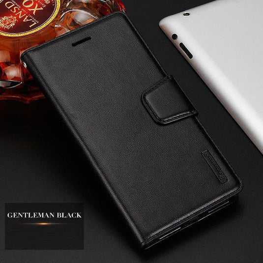 Samsung Galaxy A12 Hanman Premium Quality Flip Wallet Leather Case - Polar Tech Australia