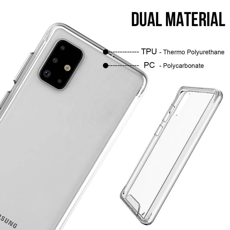 Load image into Gallery viewer, Samsung Galaxy A42 5G SPACE Transparent Rugged Clear Shockproof Case Cover - Polar Tech Australia
