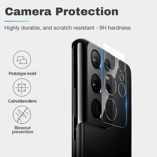 Samsung Galaxy A53 5G Tempered Glass Camera Lens Protector - Polar Tech Australia