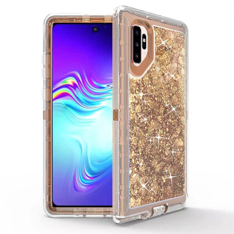 Load image into Gallery viewer, Samsung Galaxy Note 10/Note 10 Plus Glitter Clear Transparent Liquid Sand Watering Case - Polar Tech Australia
