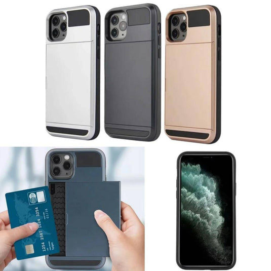 Samsung Galaxy Note 10/ Note 10 Plus Slide Card Holder ShockProof Armor Case - Polar Tech Australia