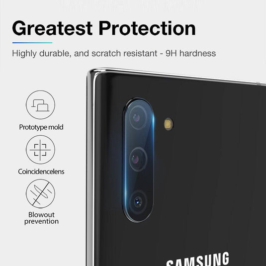 Samsung Galaxy Note 10/Note 10 Plus Tempered Glass Camera Lens Protector - Polar Tech Australia