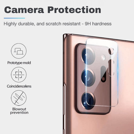Samsung Galaxy Note 20/Note 20 Ultra Tempered Glass Camera Lens Protector - Polar Tech Australia