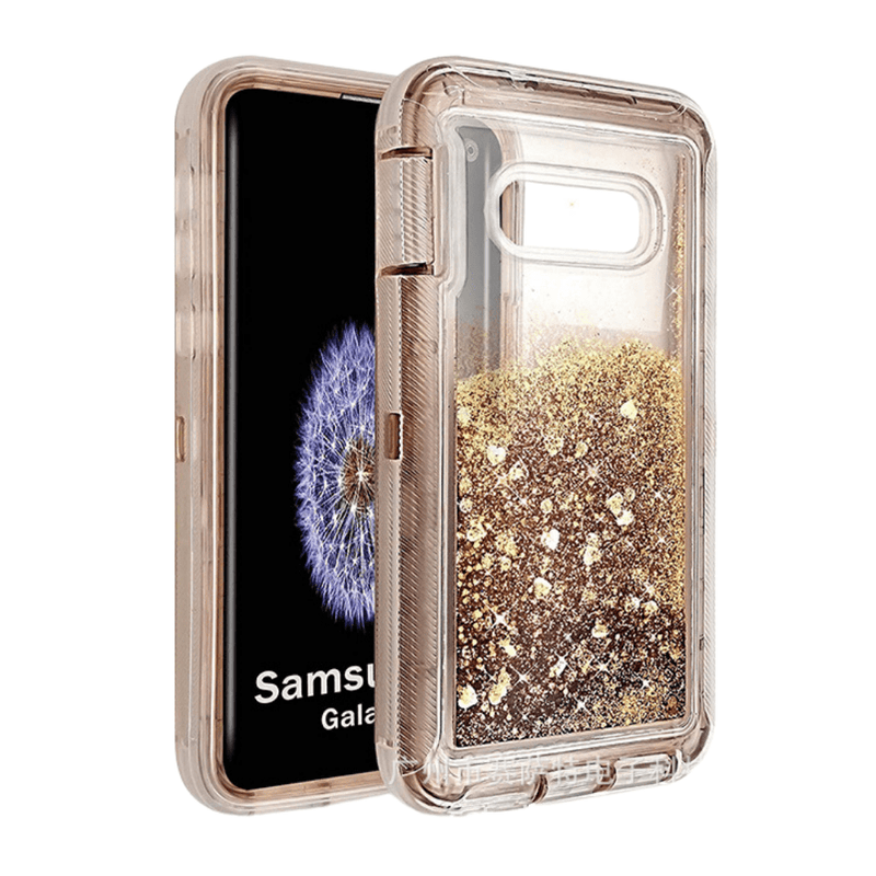 Chargez l&#39;image dans la visionneuse de la galerie, Samsung Galaxy S10/S10 Plus Glitter Clear Transparent Liquid Sand Watering Case - Polar Tech Australia

