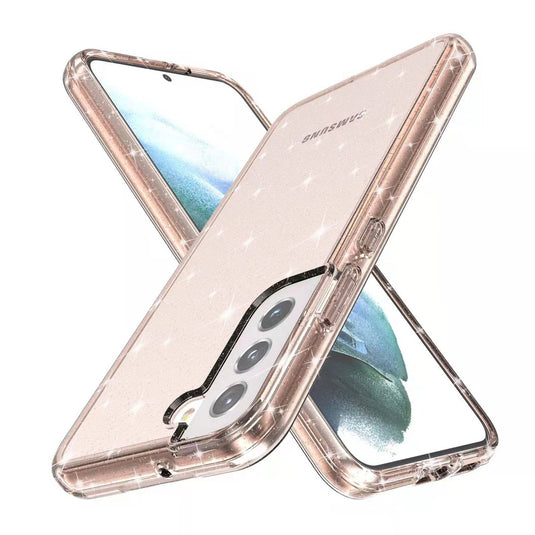 Samsung Galaxy S21/Plus/Ultra Ultimake Glitter Star Flash Clear Transparent Case - Polar Tech Australia
