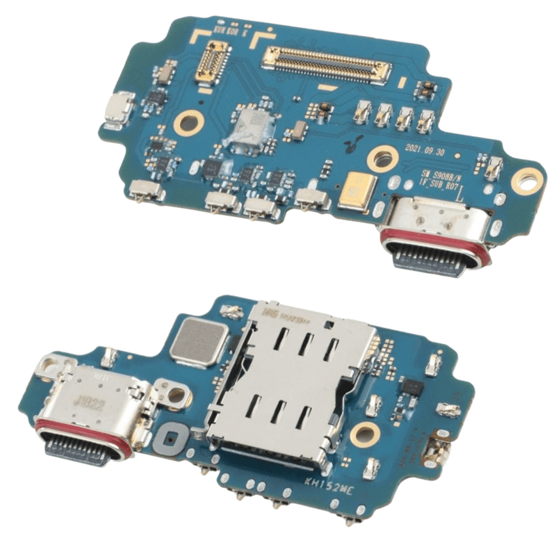 Load image into Gallery viewer, Samsung Galaxy S22 Ultra 5G (SM-S908B) Charging Port &amp; Sim Reader &amp; Mic Sub Board - Polar Tech Australia
